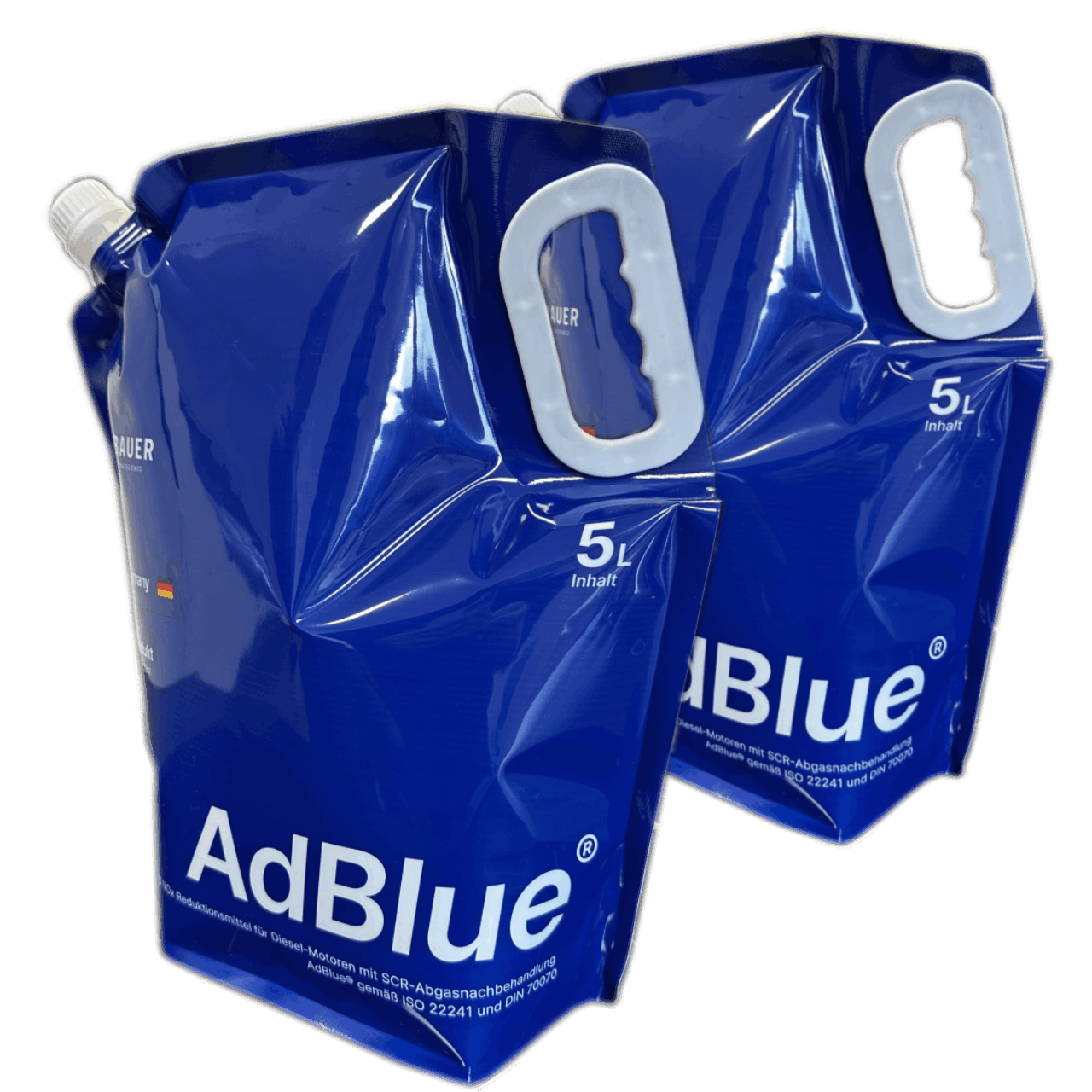 AdBlue® - Standbeutel mit Flex-Ausgießer - Harnstofflösung gemäß ISO 22241