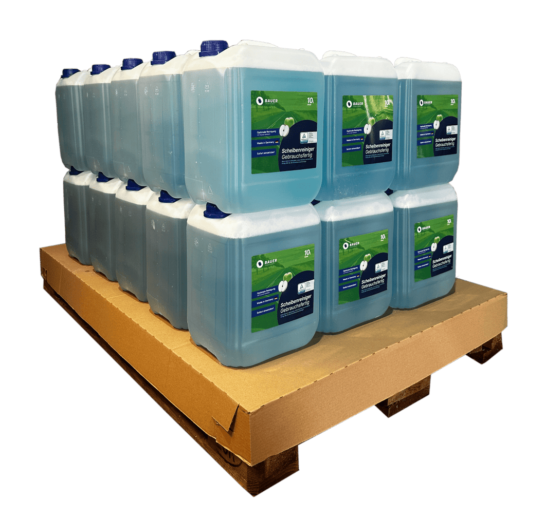 Bauer Blue - Scheibenreiniger Palettenware gebrauchsfertig - Apfelduft
