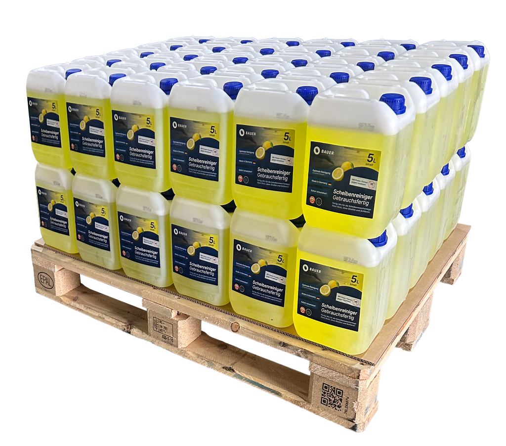 Scheibenreiniger Sommer Palettenware - Gebrauchsfertig mit frischem Citrusdurf
