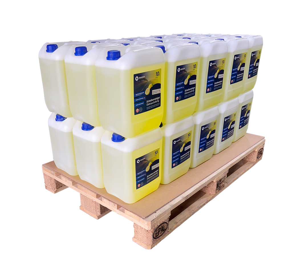 Scheibenreiniger Sommer Palettenware - Gebrauchsfertig mit frischem Citrusdurf