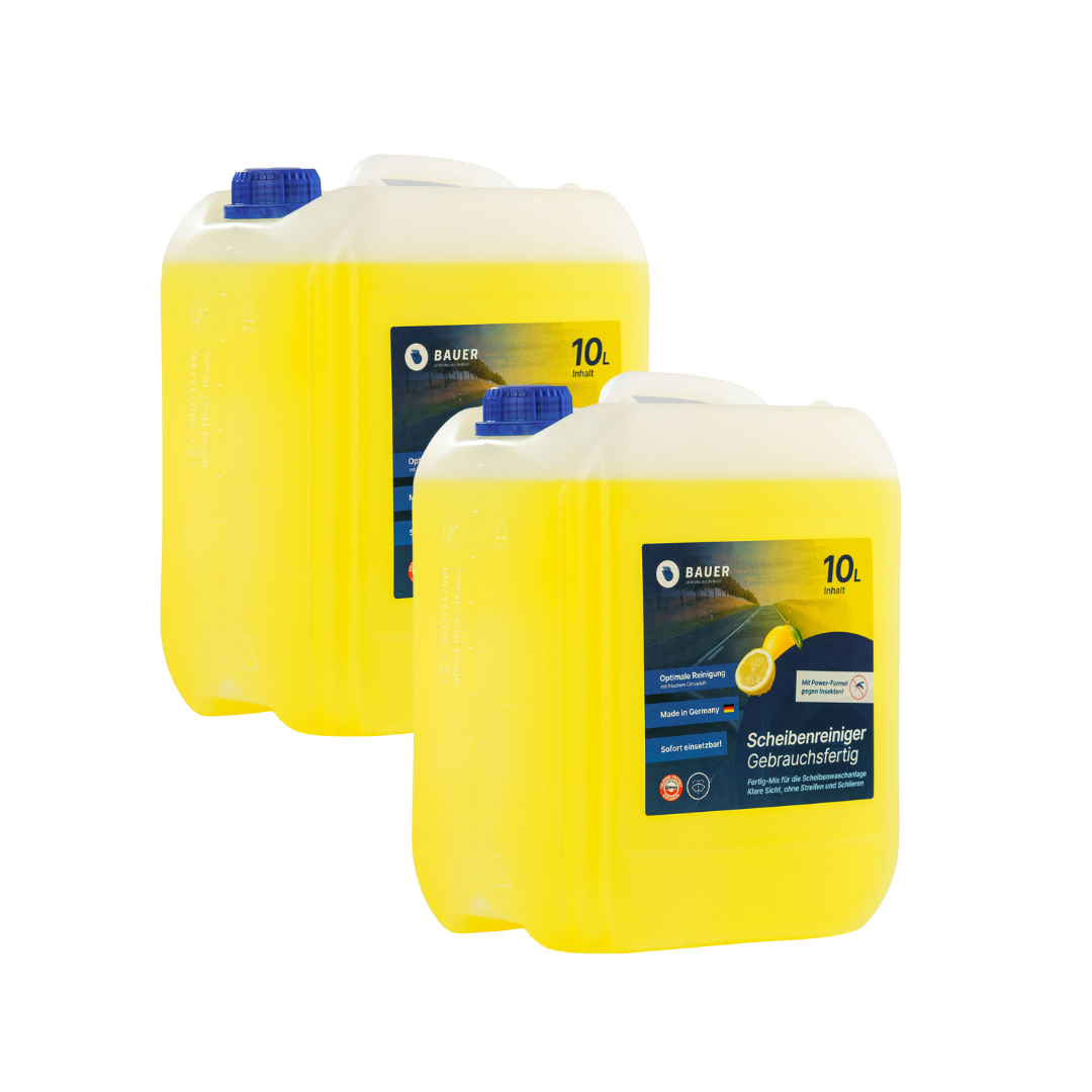 Scheibenreiniger Kanister 5L / 10L Sommer - Gebrauchsfertig mit frischem Citrusduft