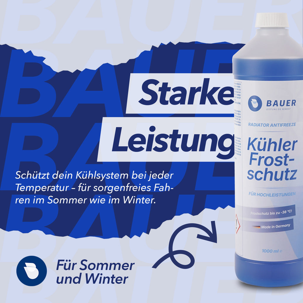 Kühlerfrostschutz bis -38°C - Blau G11