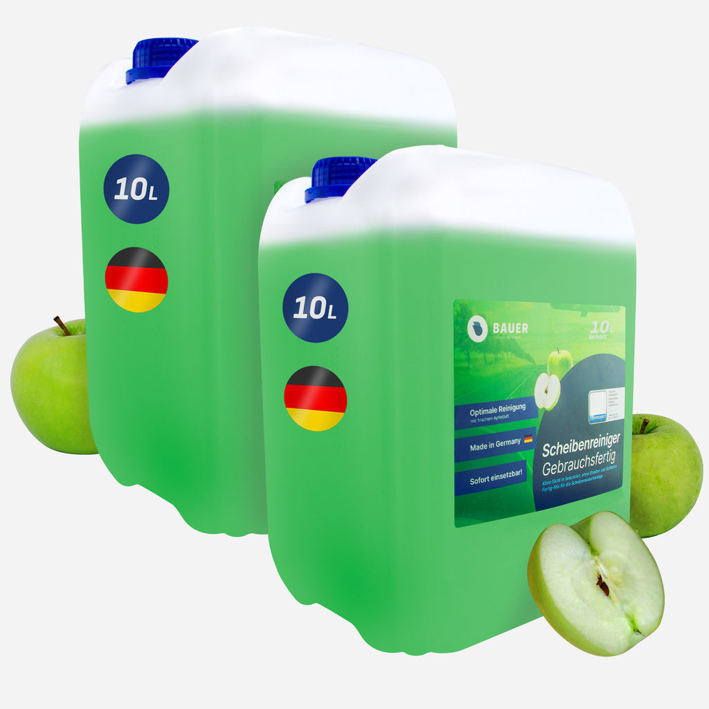 Bauer Blue - Scheibenreiniger Kanister gebrauchsfertig - Apfelduft