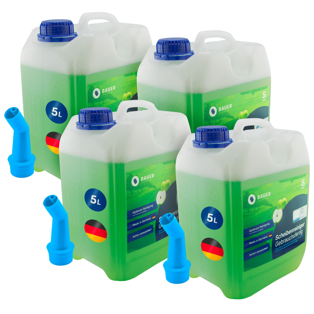 Bauer Blue - Scheibenreiniger Kanister gebrauchsfertig - Apfelduft
